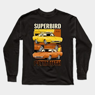 1970 Plymouth Superbird Muscle Car Long Sleeve T-Shirt